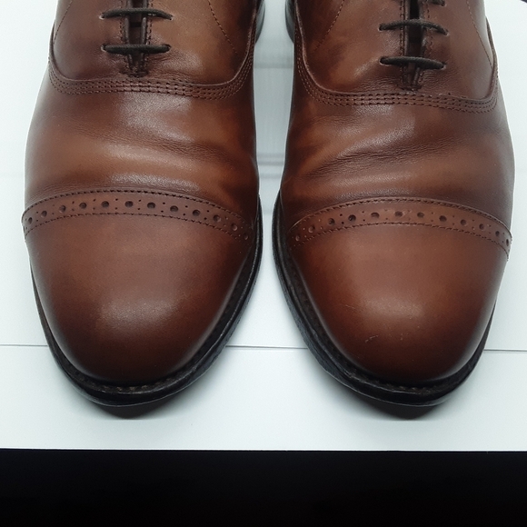 VTG Allen Edmonds Byron Made in Italy Men\'s Size10 3E Chili Brown Oxford main image 12